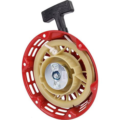 Démarreur à rappel compatible générateur essence 168F et 170F Puissance 2-3KW Pièce détachée de rechange Réparation moteur (1/5)