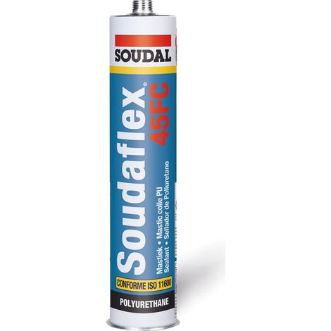 Masilla Poliuretano Soudaflex 45 Fc Gris  - Soudaflex 45FC - Adhesivo sellador de poliuretano  Mengual.com