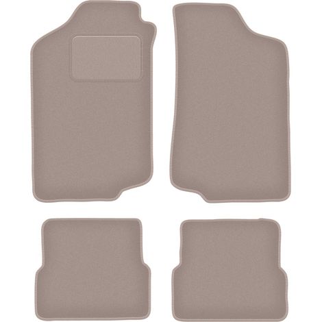 Tapis en velours beige pour Volkswagen Golf II à hayon (1983-1992)