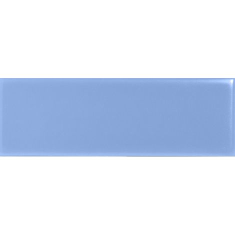 Carrelage sol / mur briquette rectangulaire uni bleu brillant 5X15 cm FÄRGBLOCK LUCIDO CIELO FGB104L (vendu par boite de 0,60m2) (1/3)