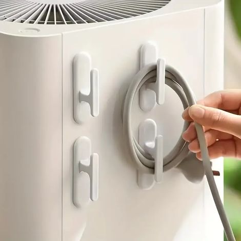 Fixateur de câbles, organiseur de fils, enrouleur pour chargeurs et écouteurs, gestionnaire de câbles