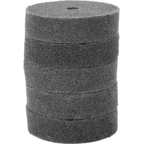 Ortviai Lot de 5 disques abrasifs en fibre grise 70 mm pour polissage acier inoxydable, cuivre, aluminium (1/5)