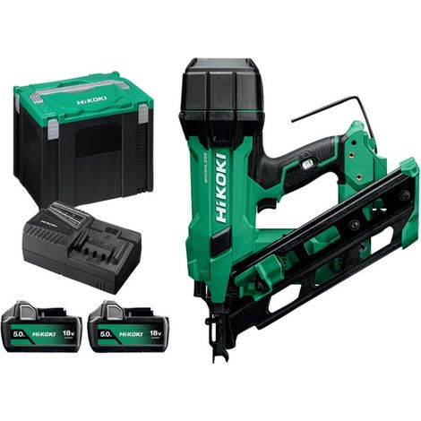 Hikoki Framing Nailer 18V Brushless 2nd Gen 90mm 2x 5.0Ah Battery NR1890DCAJPZ