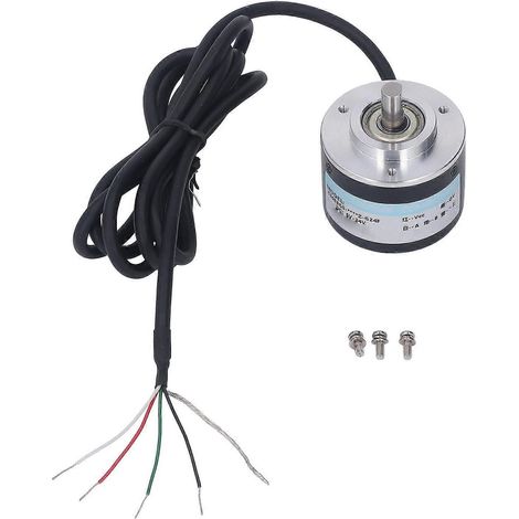 Drehgeber mit Inkrementalfunktion, 2-phasig, 50 mm Außendurchmesser, für Entwässerungsmessungen, DC 5–24 V, 360 Impulse/R
