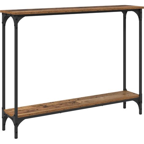 vidaXL  Console Table  Old Wood 100 x 22.5 x 75 cm Engineered Wood