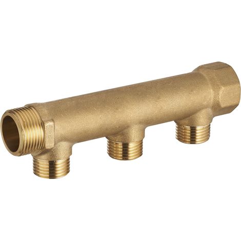 Colector hembra MF3/4' (20x27), 3 salidas macho M1/2' (15x21) separadas 50 mm NOYON & THIEBAULT - 3020-3ET