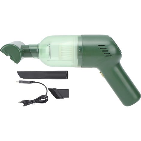 Aspirateur voiture sans fil 120W rechargeable à main 8000pa forte aspiration pour voiture maison vert (1/5)