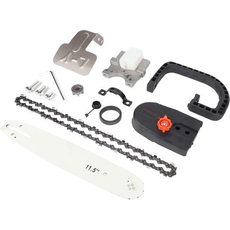 Kit d'accessoires et pièces pour convertisseur de meuleuse d'angle compatible avec une chaîne de travail du bois de 100 mm (1/5)