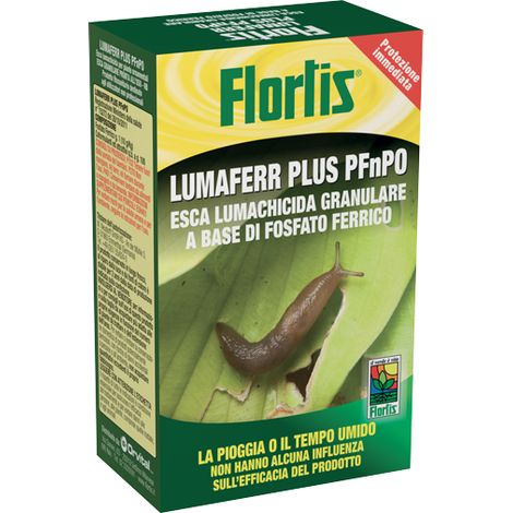 Lumachicida granulare al fosfato ferrico Lumaferr Plus, 200 g (1/2)