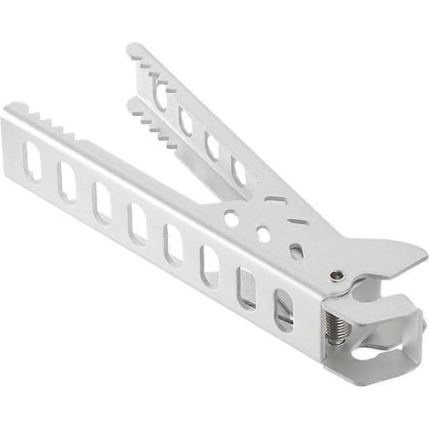 Manique de camping compatible avec la cuisson, 1 pièce, en aluminium argenté, pince anti-brûlure (1/5)