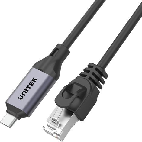 Unitek USB-C - Cable LAN RJ-45, 3m (C18148AGY01-3M) (1/2)