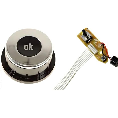 Bouton principal OK et carte électronique de remplacement pour autocuiseur COOKEO+ CE851A CE700100 – Compatible Moulinex – Fonctionnement optimal – Hobbytech