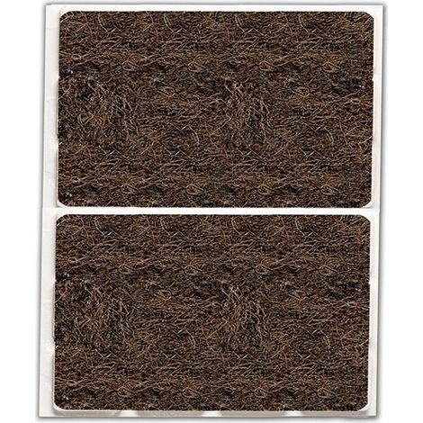 FELTRO ADESIVO MARRONE BL2 - 50X100 MM