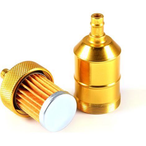 Filtre à essence pour moto cross et dirt bike, nettoyant carburant en ligne 1/4" 6mm (1/5)