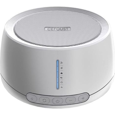 White Noise Machine, Portable Noise Machine with 30 High Fidelity Soothing Sounds, Auto-Off Timer, 36 Levels of Sound Size Adjustment, Sleep Noise Machine for Babies, Adults and Kids (1/5)