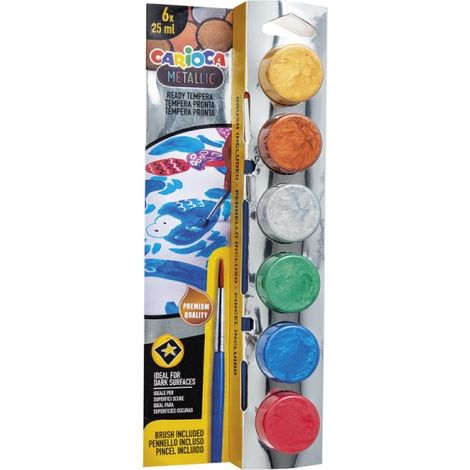 TEMPERA CARIOCA 25ml MET.E/6