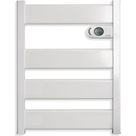 HJM – Sèche-serviette électrique céramique 500W – Inertie thermique – Détecteur de fenêtres ouvertes – Résistance à la corrosion – Fabriqué en Espagne (1/4)