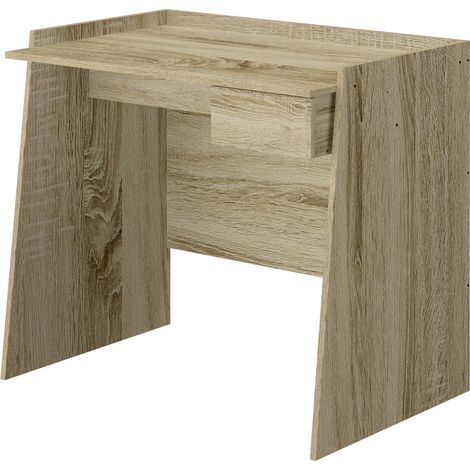 Scrivania 90x60x80 con Cassetto in MDF Rovere (1/2)