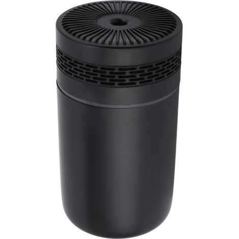 Humidificateur USB LED 7 Couleurs Mini Portable Voiture Bureau Chambre Nuit Lampe Noir (1/5)