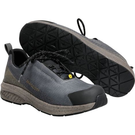 Mascot MASCOT Sicherheitshalbschuh FOOTWEAR CUSTOMIZED F1600-909 S1PS Gr. 40 stone grey/dark sand