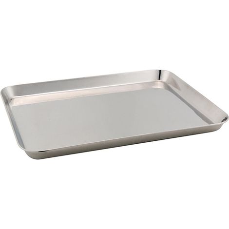 Ilsa Vitrinen-Tablett aus Edelstahl 39x28 cm