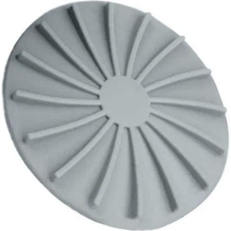 Accessoire de friteuse - - Panier en silicone - Diamètre 16cm - Couleur gris - Design contemporain (1/4)