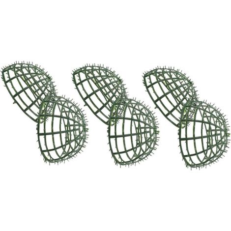 3 Supports pour plantes, Cadre sphérique 20cm, Plastique robuste, Pour jardin et mariage (1/5)