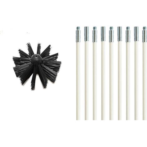 AMXCNOY Trocknerentlüftungsbürste, Flusenentferner, ausziehbar bis zu 6 Meter (9 Stangen + 1 Kopf) (1/4)