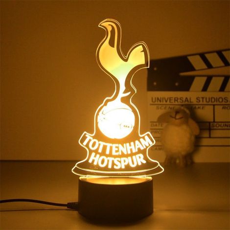 Veilleuse LED 3D pour chambre d'enfant aux couleurs du Liverpool Football Club, avec motif dessin animé