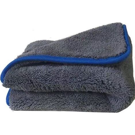 pair Chiffon en Microfibre Voiture,1200GSM Chiffon de Polissage, Pièces Microfibre Sechage Voiture - Super Absorbant Ne Laisse Pas De Taches d'eau, 40x40cm Bleu, 1pc-Fei Yu (1/5)