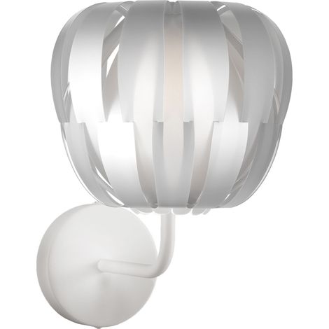 Applique Moderna Queen Polilux ® Argento E Metallo 1 Luce E27 (1/2)