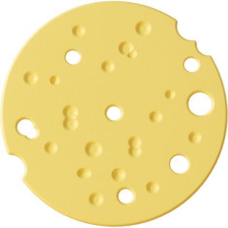 Dessous-de-plats silicone design fromage, anti-chaleur, pour casseroles et plats chauds (1/5)
