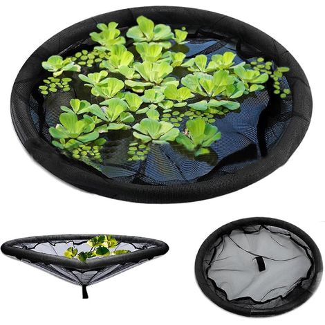 Couverture de protection pour plantes aquatiques, barrière flottante en filet, protection pour plantes et poissons aquatiques, 45 cm (1/5)