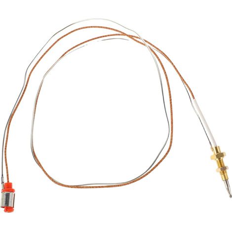 Thermocouple en Acier Inoxydable pour Poêle Encastré, Dispositif de Sécurité Compact Large Compatibilité pour Cuisinière à Gaz (1/5)