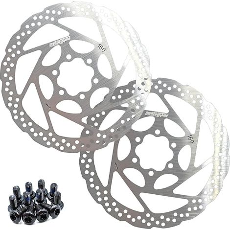 Stainless Steel Brake Discs with M5x10mm Screws for Mountain Bike MTB BMX (1/5)