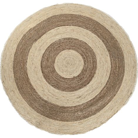 DKD Home Decor Tapis Beige Naturel Boho 200x200 cm (1/4)