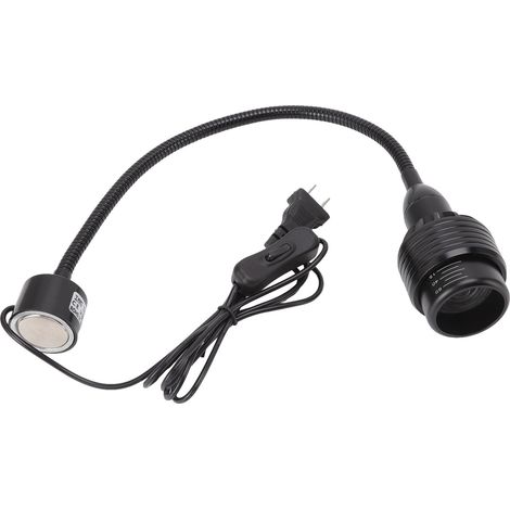 Lampe de travail LED 9W - Base magnétique, flexible télescopique 360°, aluminium, éclairage précis pour atelier et bricolage (1/5)