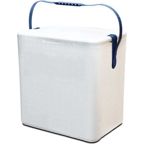 Glacière,réfrigérateur,refroidisseur en polystyrène,capacité 17 L- Longueur 35 x Profondeur 24 x Hauteur 30.5 cm-JUANIO (1/4)