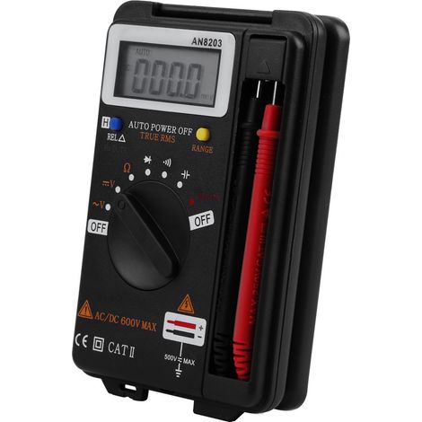ANENG AN8203 Digitalmultimeter, AC/DC-Voltmeter, Ohmmeter, LCD-Bildschirm, 4000 Counts (1/5)