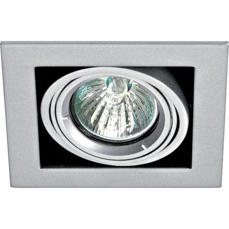 QUADRA 110 Encastré GU5,3 orientable et basc. gris Lpe non incl. ARIC 4180