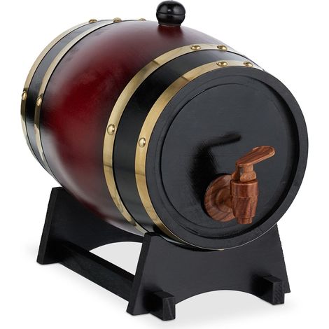Petit tonneau en bois 2,2 litres (1/5)