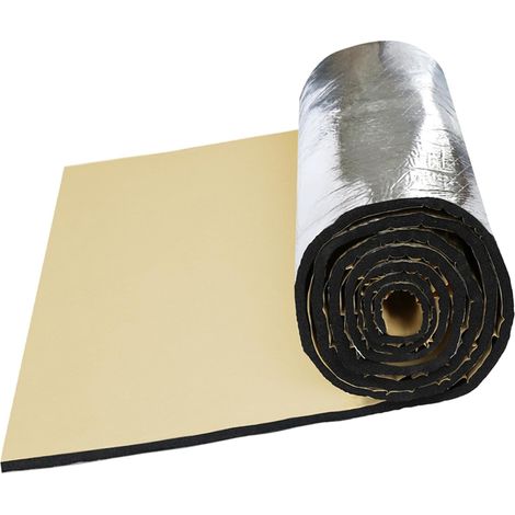 Tapis d'isolation thermique et acoustique pour silencieux d'échappement de voiture, 394mil, 10.76 pieds carrés, 40" x 40" (1/4)