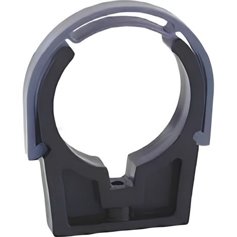 Lot de 10 colliers de fixation avec clip de fermeture Ø 50 mm