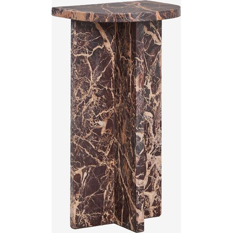 SKLUM Beistelltisch aus Naturstein Corwel Roter Marmor Cherry Gold