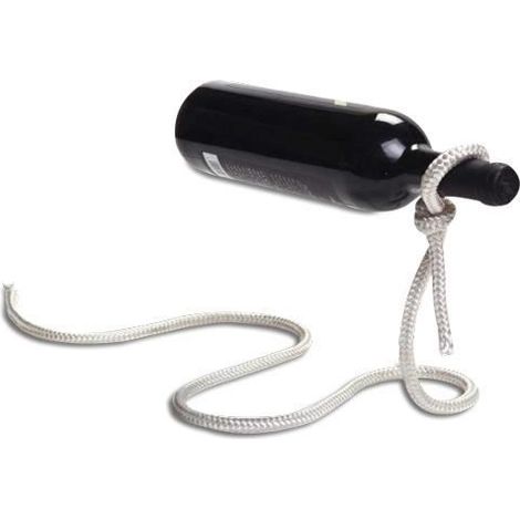 Porte-bouteilles - Cordon lasso - 17,8 x 14 x 38,1 cm - Décoration de table - Pour adultes