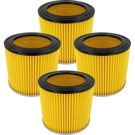 vhbw 4x Ersatz-Filter Ersatz für Scheppach 75100701 für Absauganlage für Holzbearbeitungsmaschine
