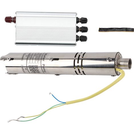 Pompe à vis immergée 24V solaire photovoltaïque DC sans balais avec contrôleur MPPT NS242T-40, débit 40L/min, pour puits et forage (1/5)