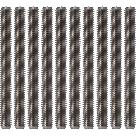 Tige filetée M4 inox acier inoxydable 4808, résistante à l'usure durable haute dureté tige barre goujon 40 mm
