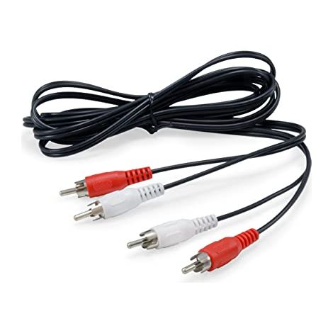 Câble audio 2 rca mâle vers 2 rca mâle 2.5m