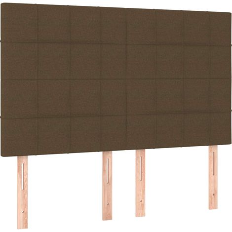 Maison Exclusive - Cabecero de cama marrón oscuro 144x5x118/128 c (1/5)